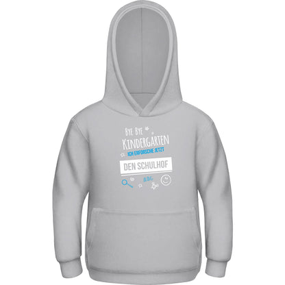 Kinder Hoodie Einschulung Mädchen – Bye Bye Kindergarten Schulhof