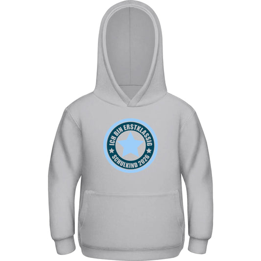 Kinder Hoodie Einschulung – Ich bin erstklassig, Schulkind 2026