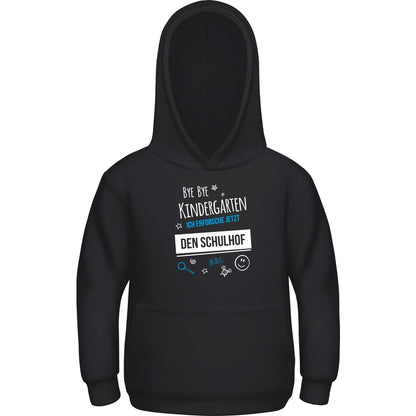 Kinder Hoodie Einschulung Mädchen – Bye Bye Kindergarten Schulhof