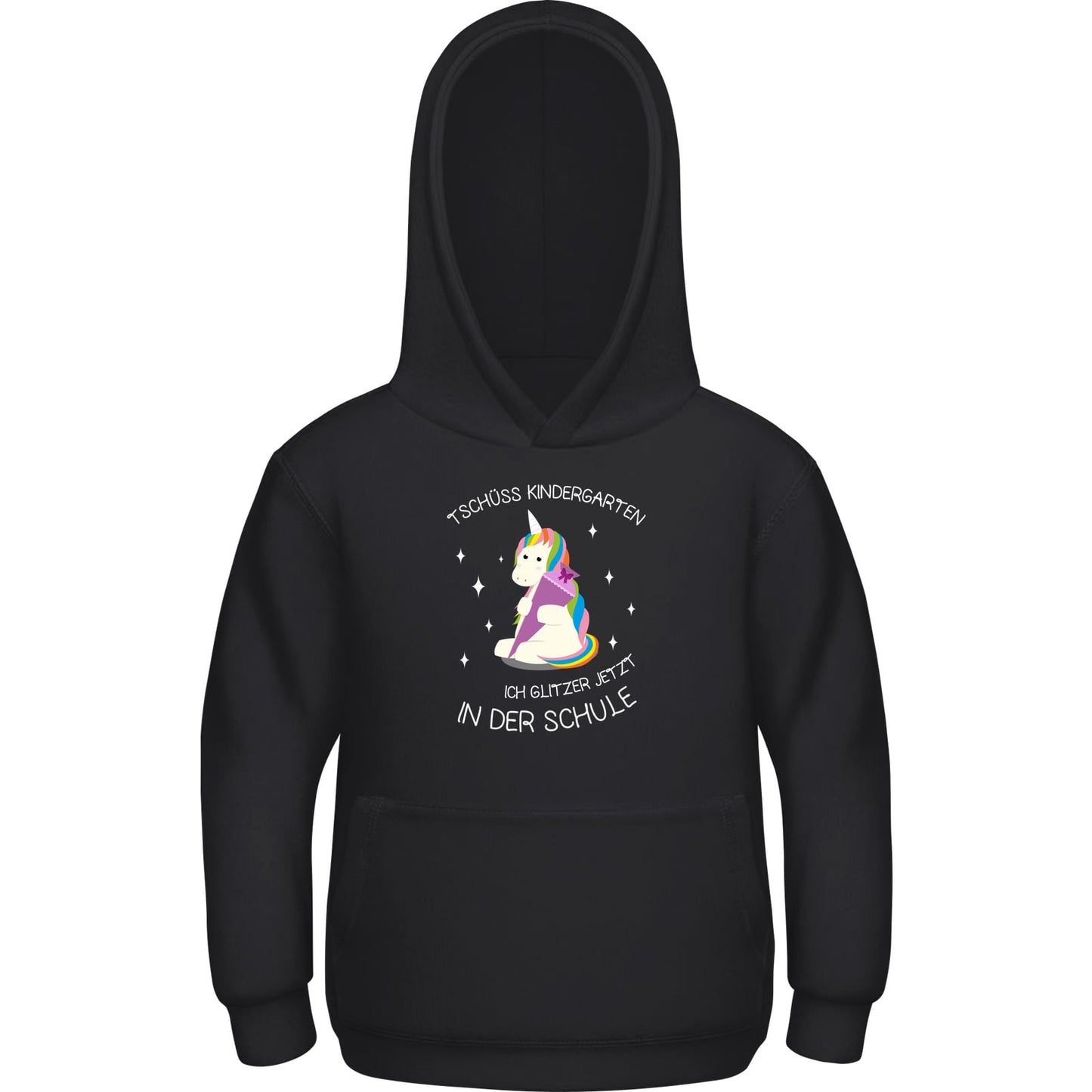 Kinder Hoodie Einschulung Einhorn – Tschüss Kindergarten