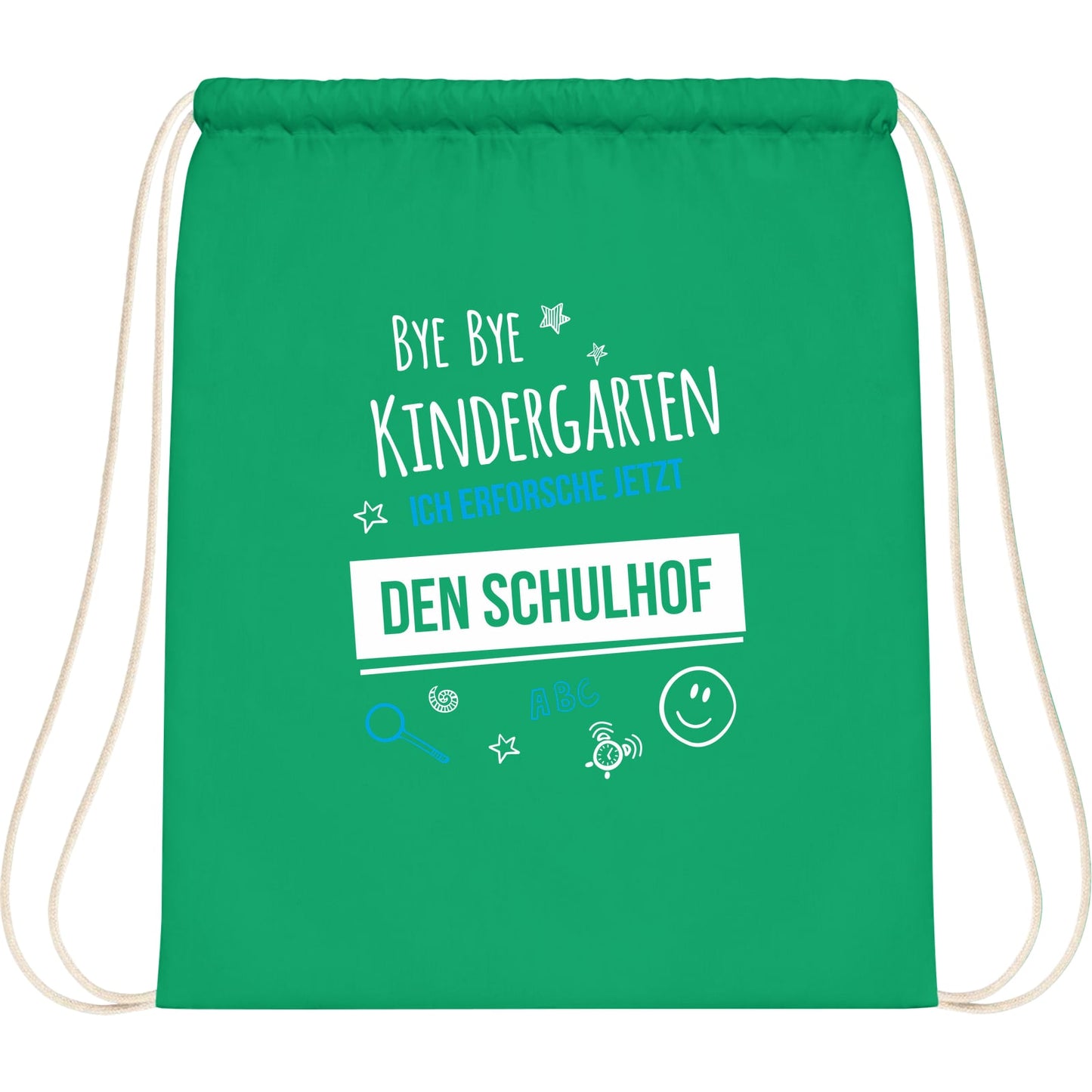 Turnbeutel Einschulung Bye Bye Kindergarten Schulhof