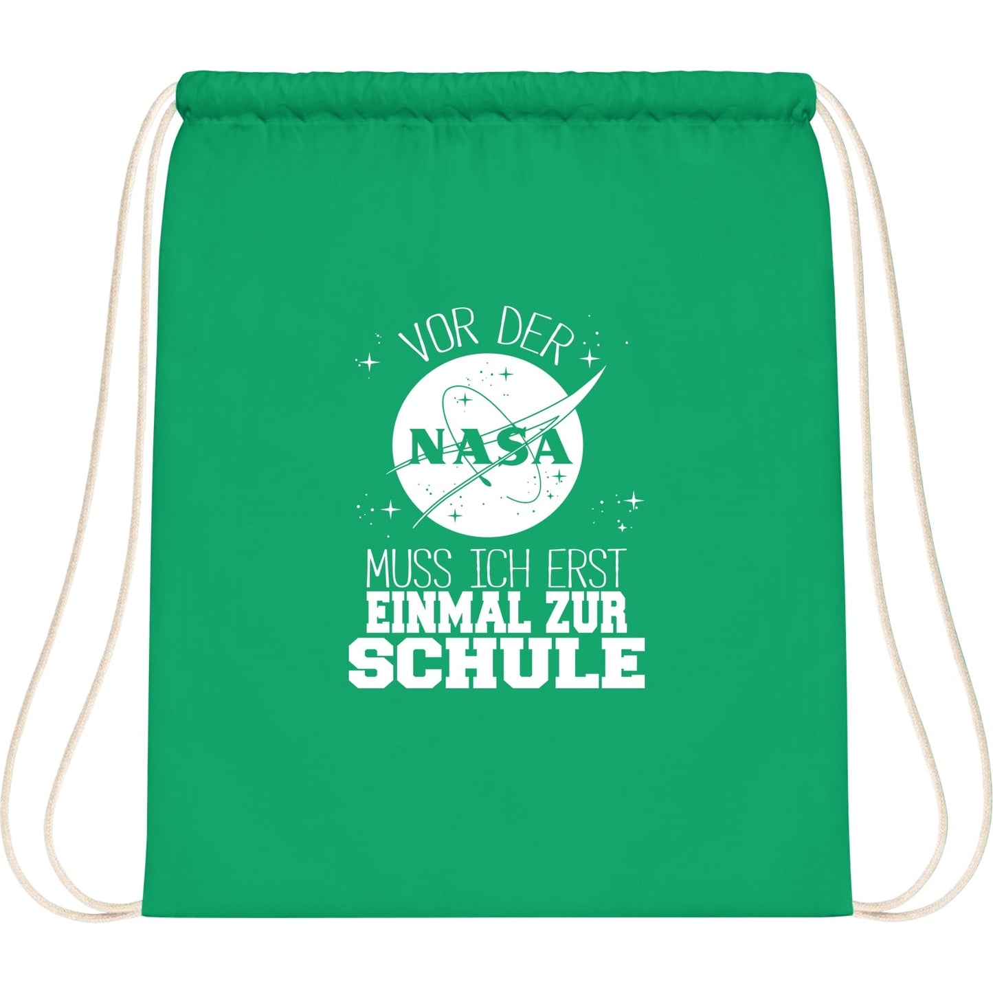 Turnbeutel Einschulung NASA Astronaut – Vor der NASA muss ich erst einmal zur Schule