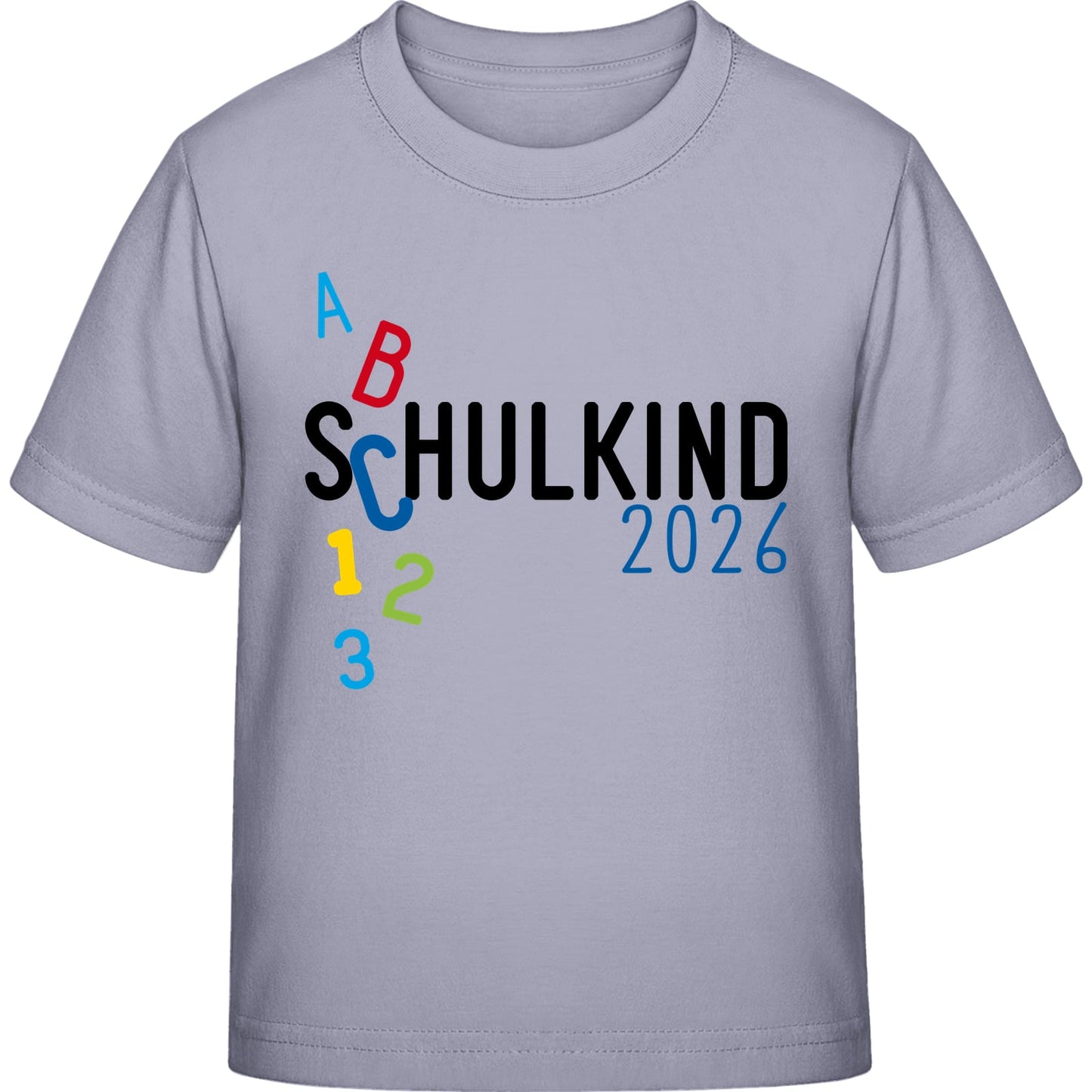 Kinder T-Shirt Einschulung ABC Schulkind 2026 – Geschenk zum Schulanfang