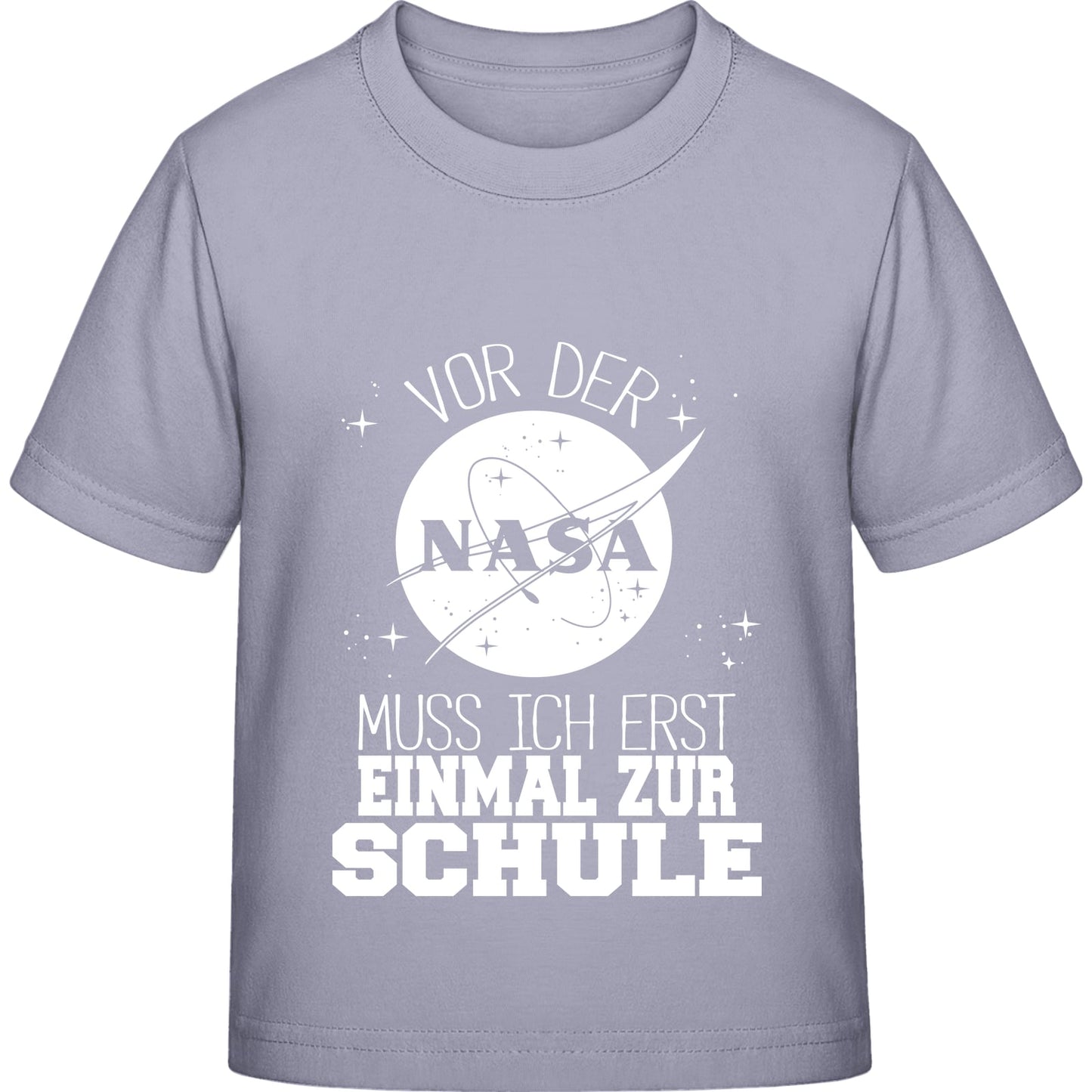 Kinder T-Shirt Einschulung NASA – Vor der NASA muss ich erst zur Schule
