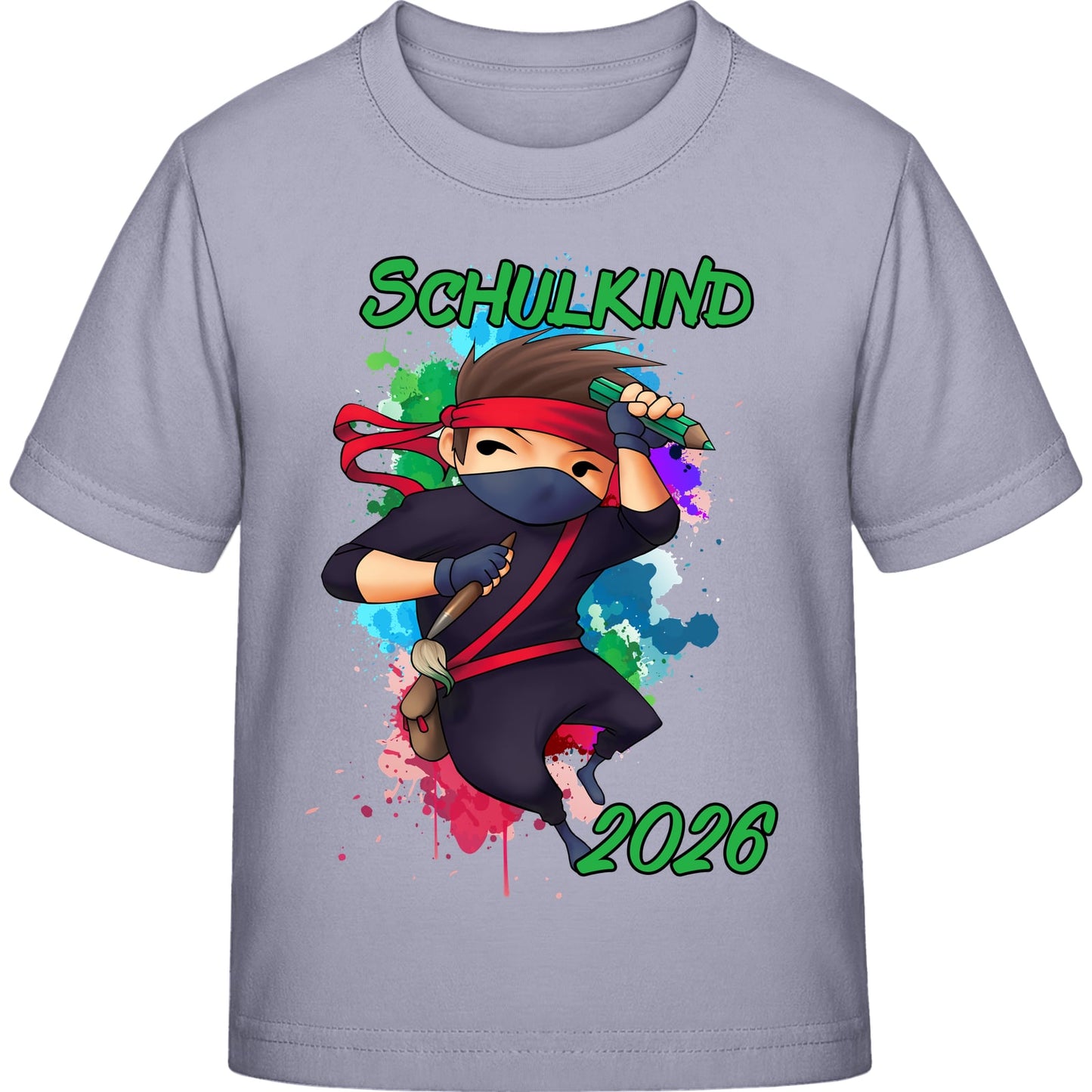 Kinder T-Shirt Einschulung Ninja Junge – Schulkind 2026