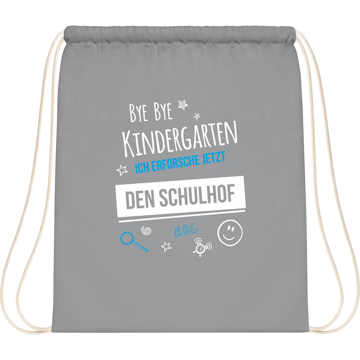 Turnbeutel Einschulung Bye Bye Kindergarten Schulhof