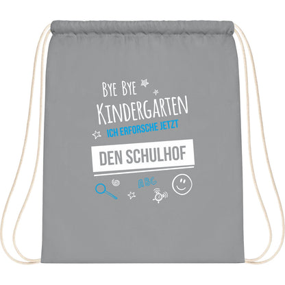 Turnbeutel Einschulung Bye Bye Kindergarten Schulhof