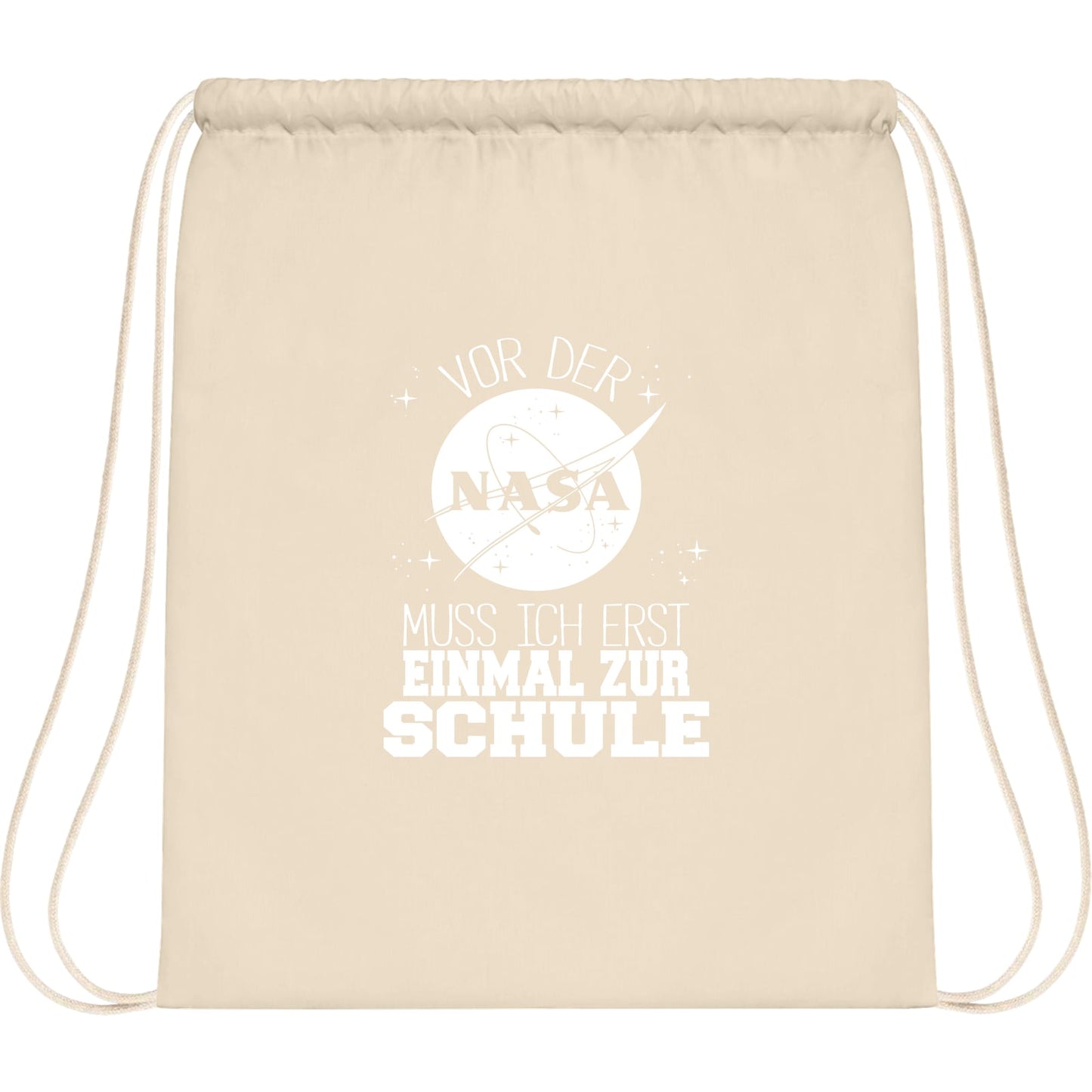 Turnbeutel Einschulung NASA Astronaut – Vor der NASA muss ich erst einmal zur Schule