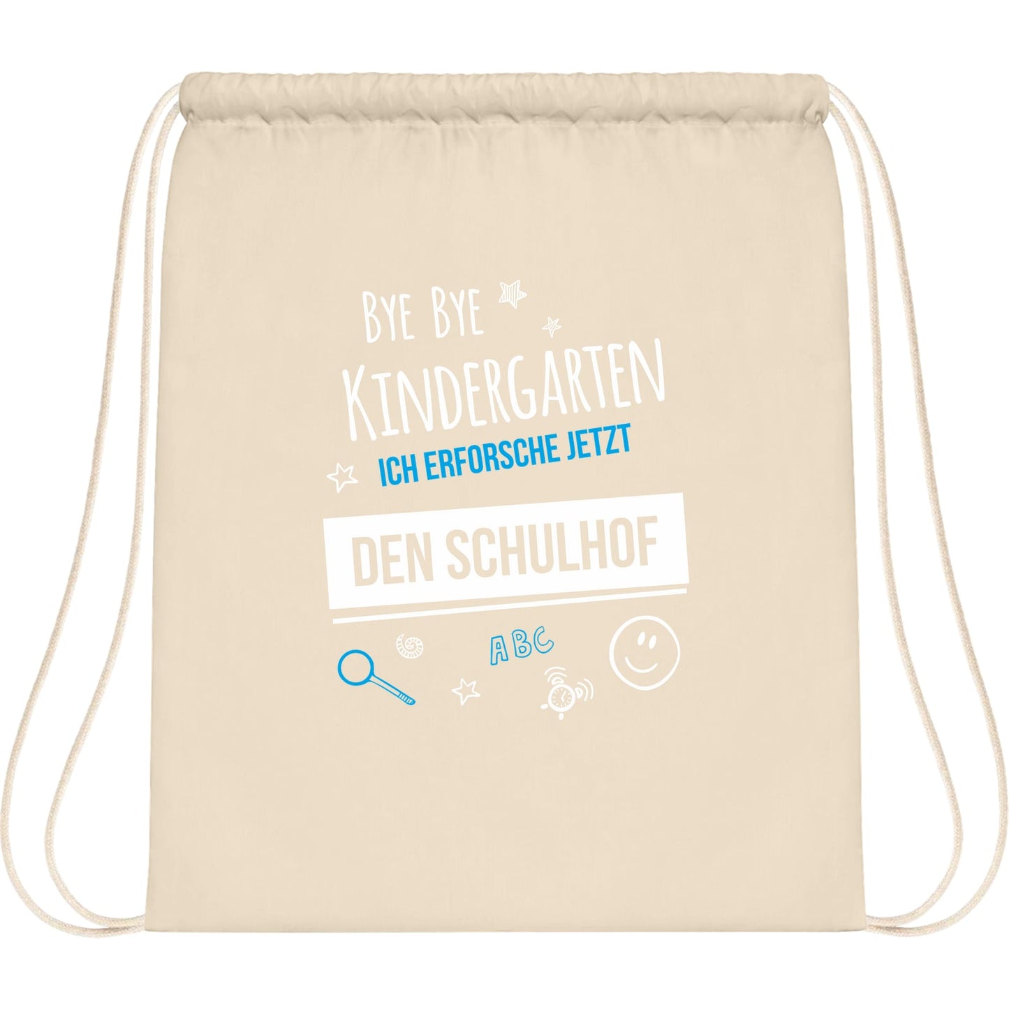 Turnbeutel Einschulung Bye Bye Kindergarten Schulhof