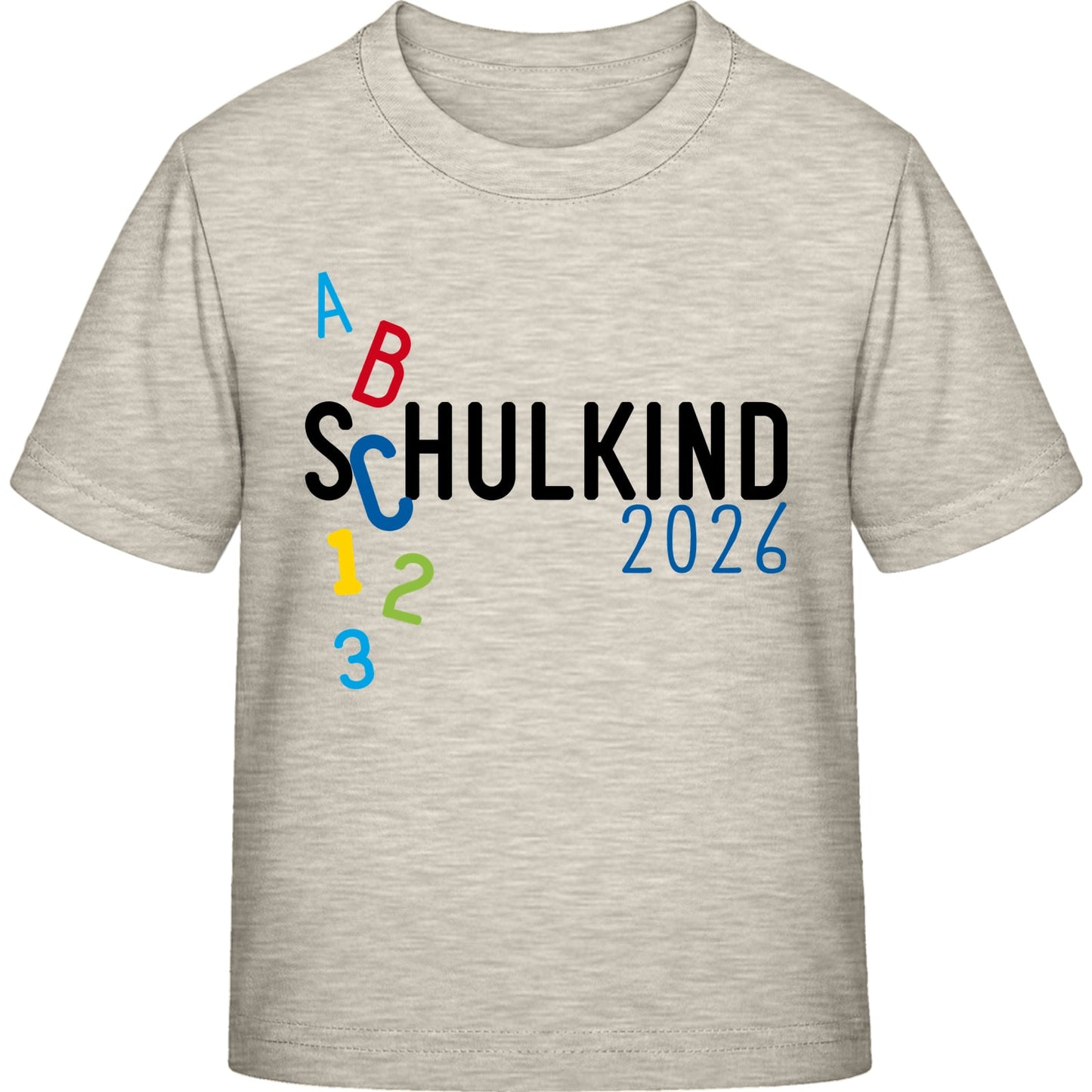 Kinder T-Shirt Einschulung ABC Schulkind 2026 – Geschenk zum Schulanfang