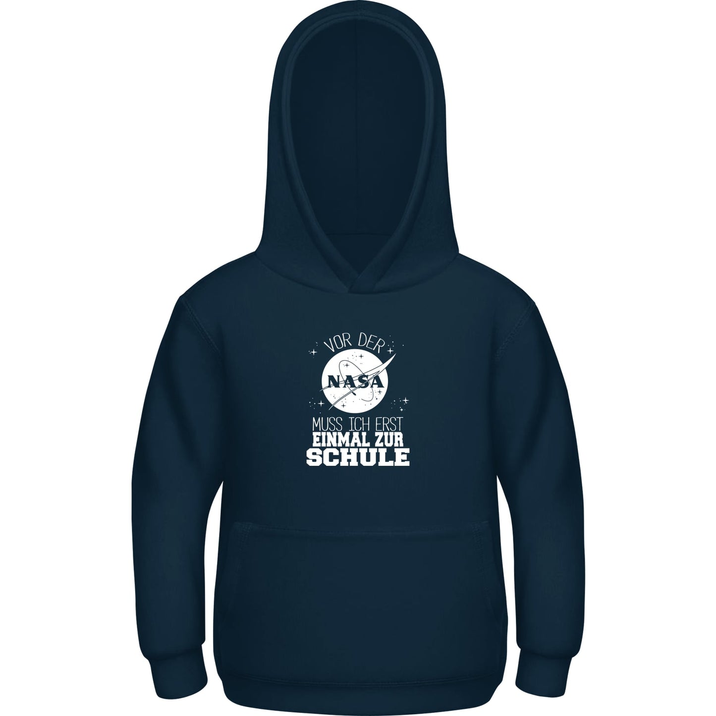 Kinder Hoodie Einschulung NASA Weltraum – Vor der NASA erst zur Schule