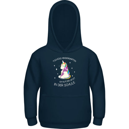 Kinder Hoodie Einschulung Einhorn – Tschüss Kindergarten