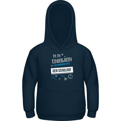 Kinder Hoodie Einschulung Mädchen – Bye Bye Kindergarten Schulhof