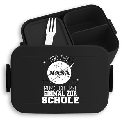 Brotdose Einschulung NASA – Mepal Bento Lunchbox "Vor der NASA muss ich erst einmal zur Schule"