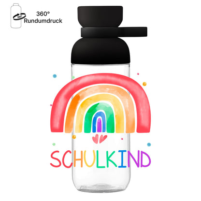 Mepal Trinkflasche Einschulung „Schulkind“ – Regenbogen Geschenk zum Schulanfang