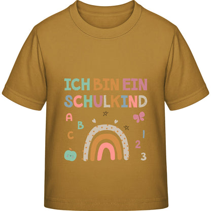 Kinder T-Shirt Einschulung Regenbogen – Ich bin ein Schulkind
