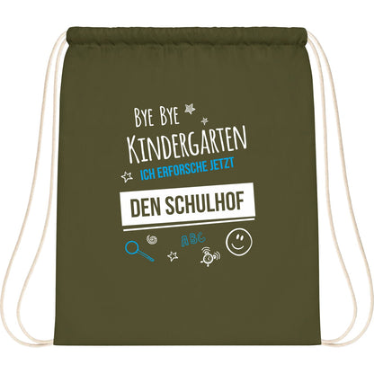 Turnbeutel Einschulung Bye Bye Kindergarten Schulhof