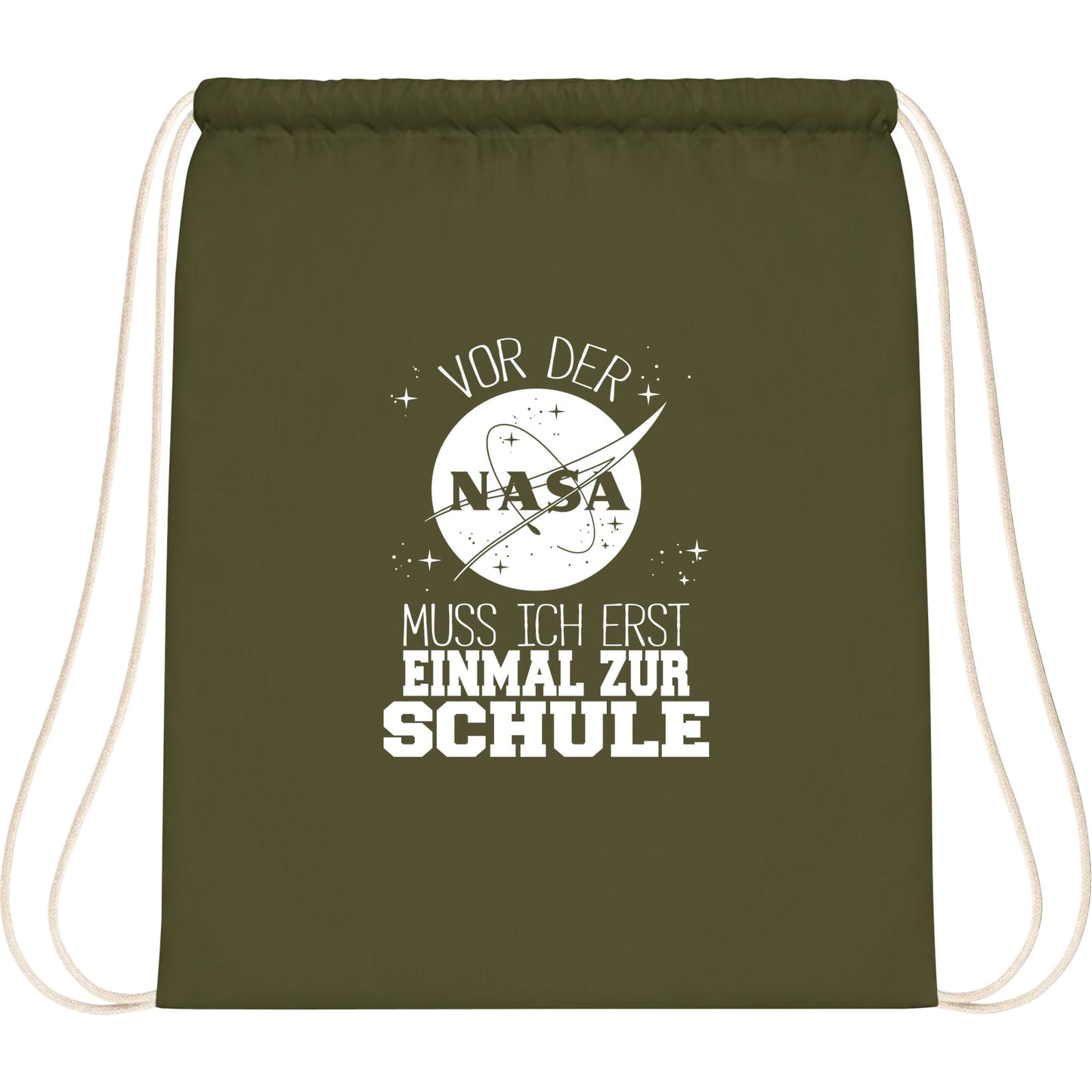 Turnbeutel Einschulung NASA Astronaut – Vor der NASA muss ich erst einmal zur Schule