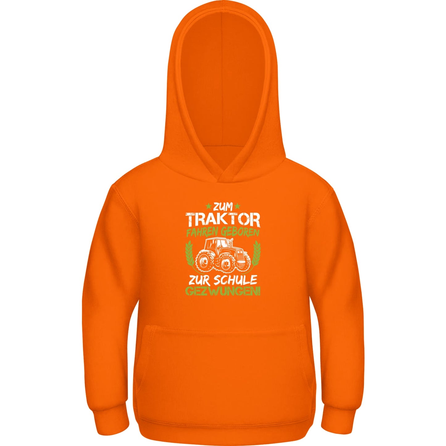 Kinder Hoodie Einschulung Traktor – Zum Traktor fahren geboren