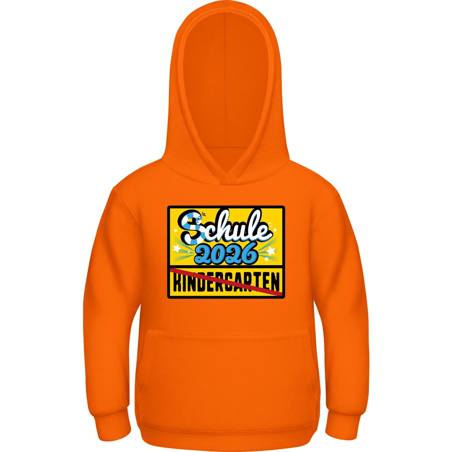 Kinder Hoodie Einschulung 2026 – Tschüss Kindergarten Motiv