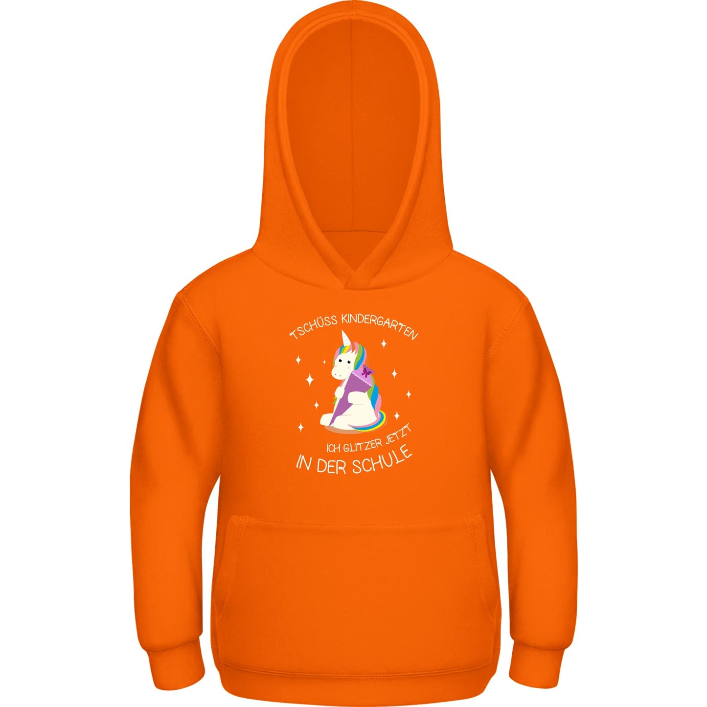 Kinder Hoodie Einschulung Einhorn – Tschüss Kindergarten