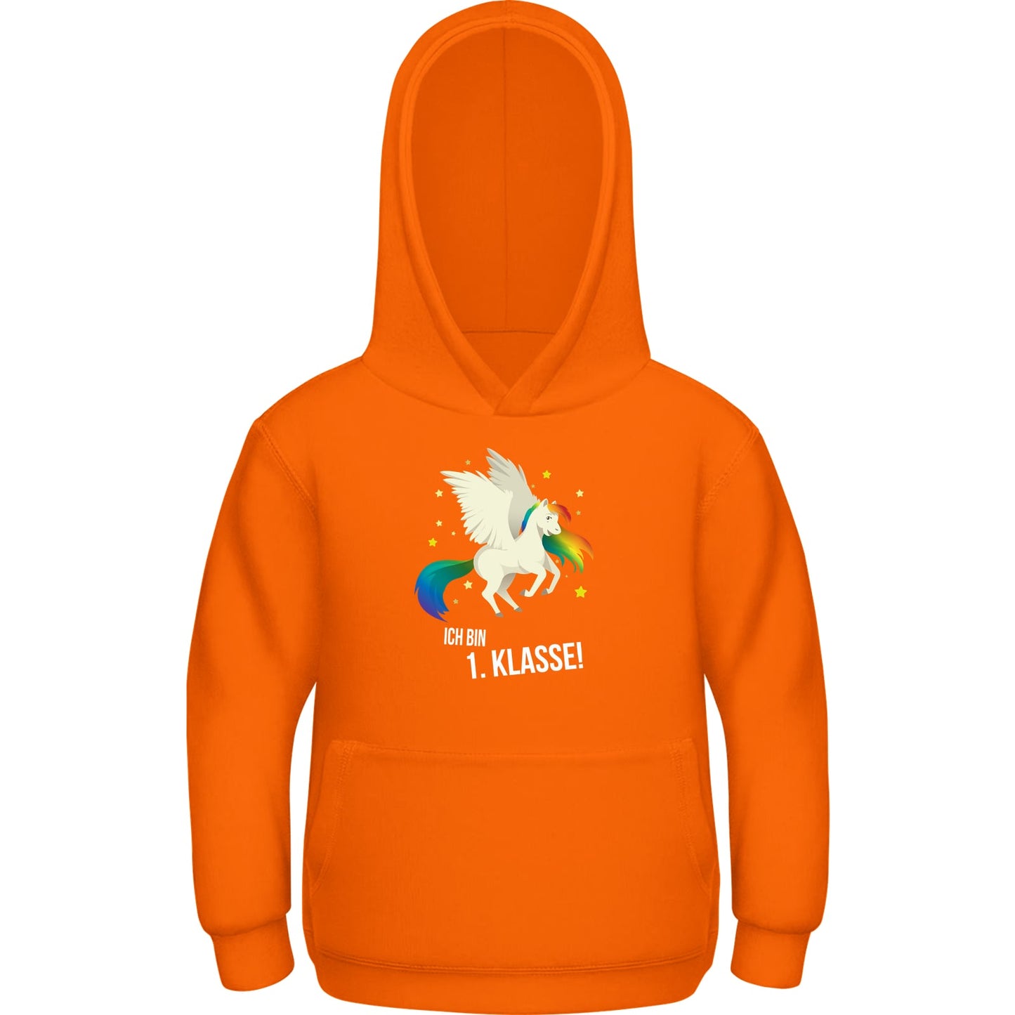 Kinder Hoodie Einschulung Einhorn – Ich bin 1. Klasse!