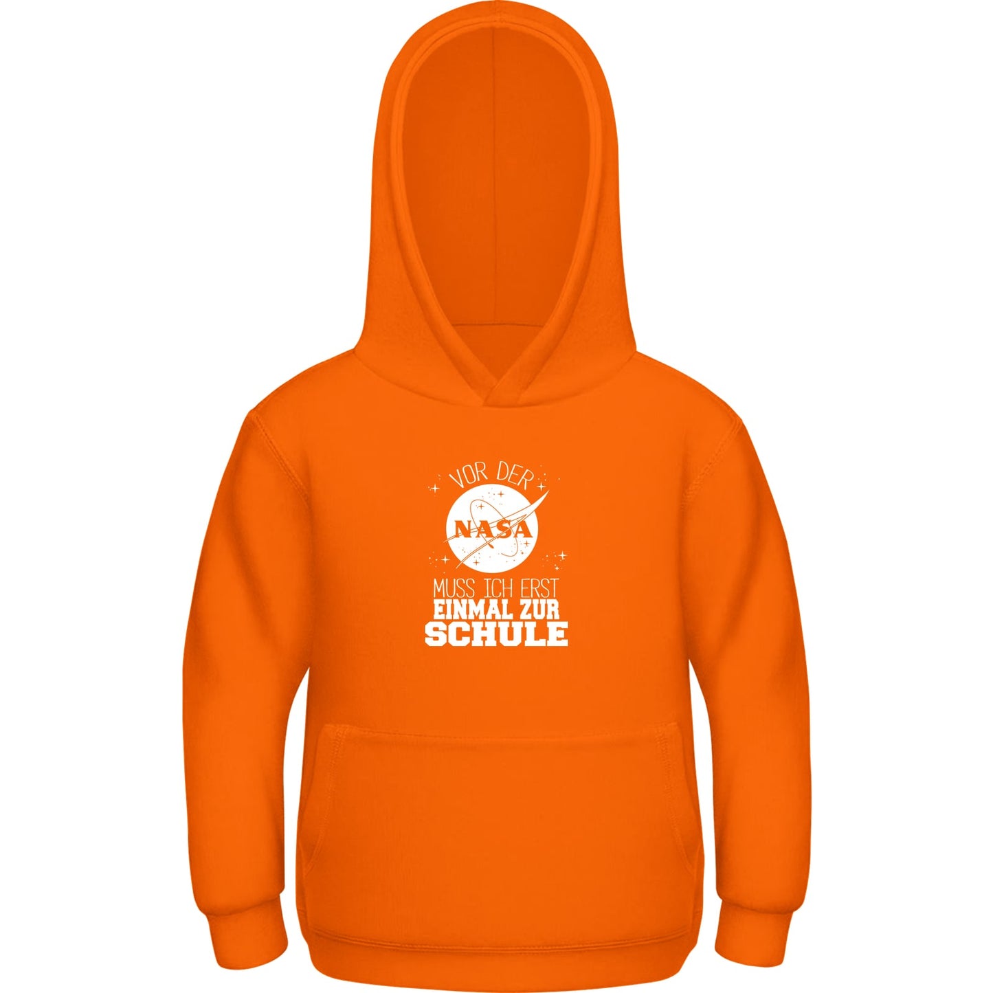 Kinder Hoodie Einschulung NASA Weltraum – Vor der NASA erst zur Schule