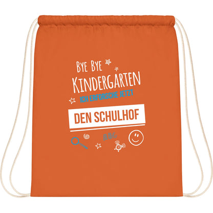 Turnbeutel Einschulung Bye Bye Kindergarten Schulhof