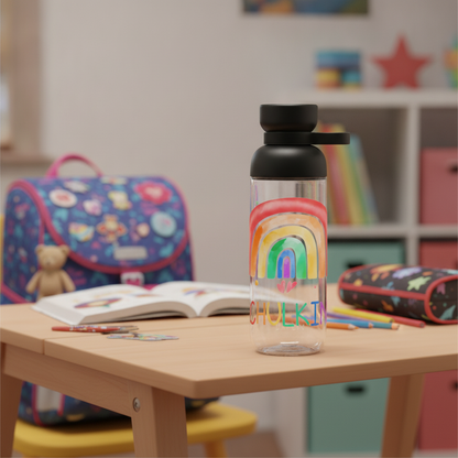 Mepal Trinkflasche Einschulung „Schulkind“ – Regenbogen Geschenk zum Schulanfang