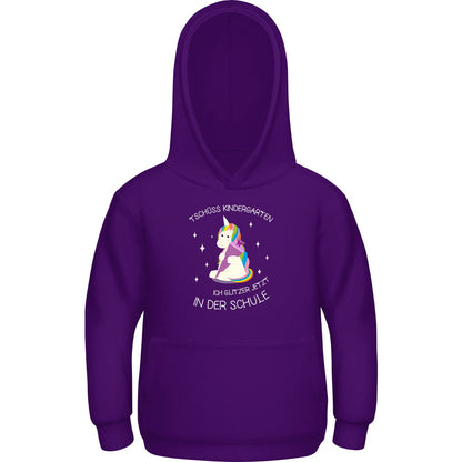 Kinder Hoodie Einschulung Einhorn – Tschüss Kindergarten