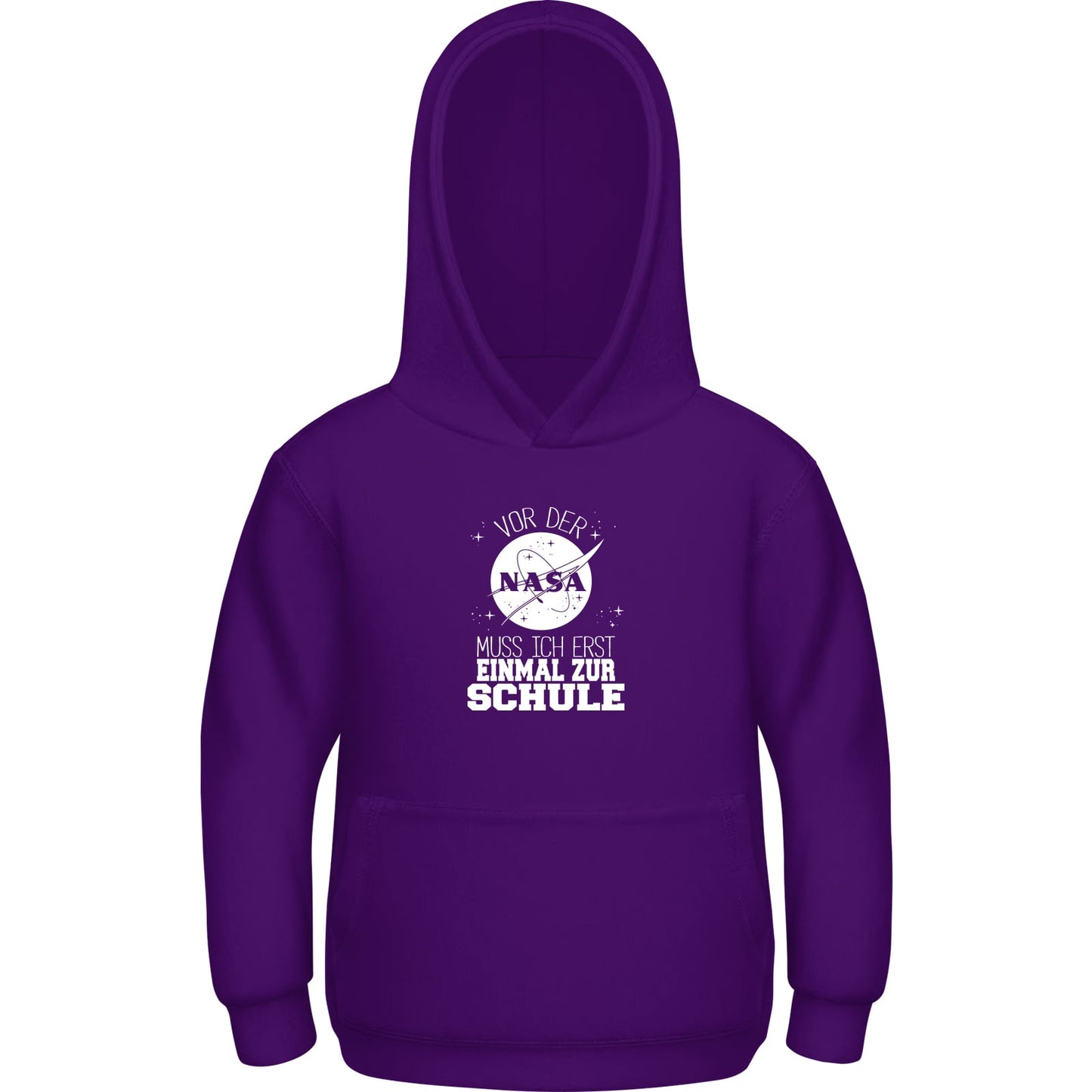 Kinder Hoodie Einschulung NASA Weltraum – Vor der NASA erst zur Schule