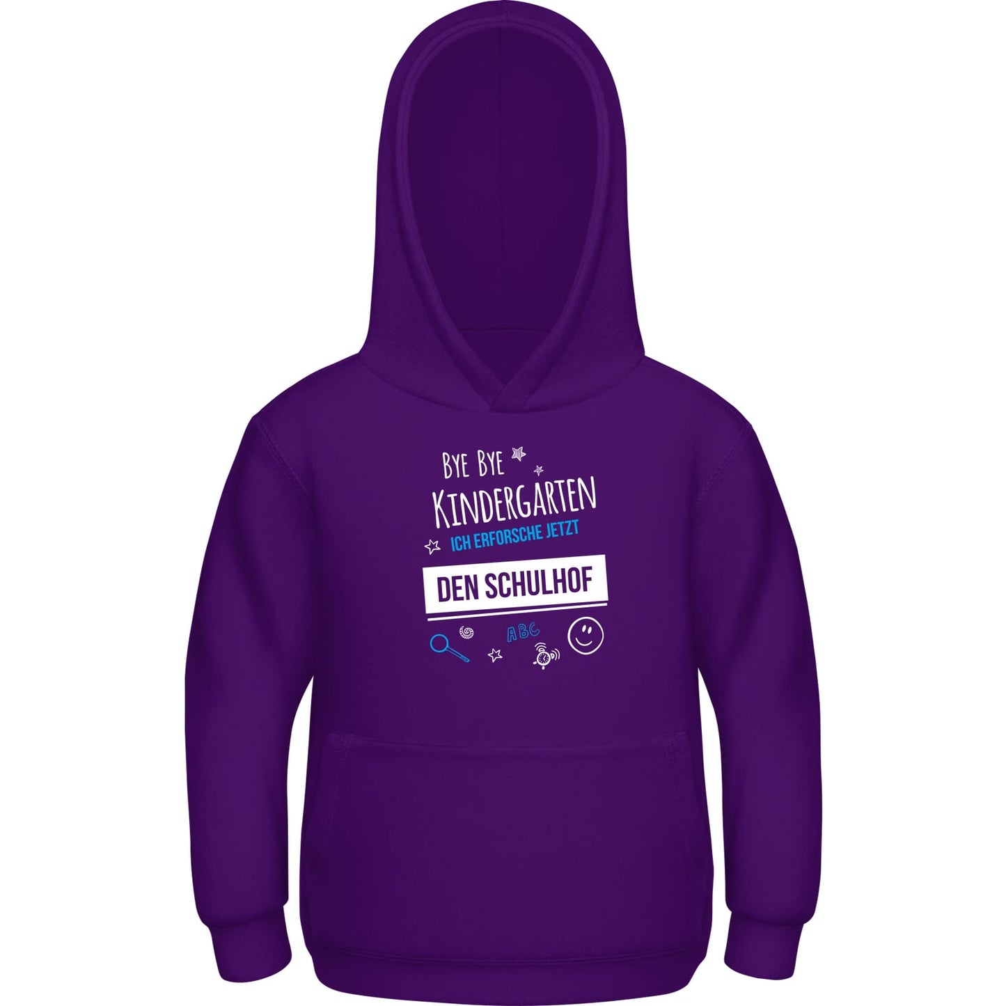 Kinder Hoodie Einschulung Mädchen – Bye Bye Kindergarten Schulhof