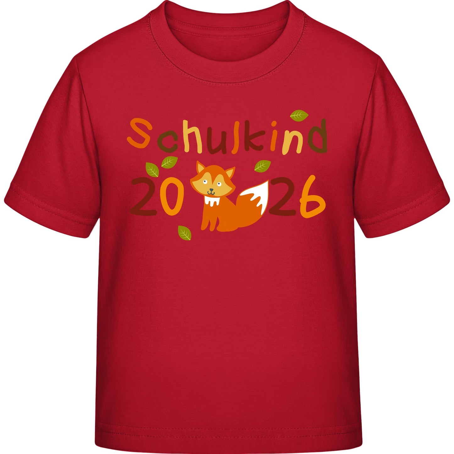 Kinder T-Shirt Einschulung Fuchs – Schulkind 2026