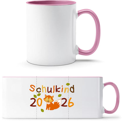 Tasse Einschulung Fuchs – Schulkind 2026 Geschenk