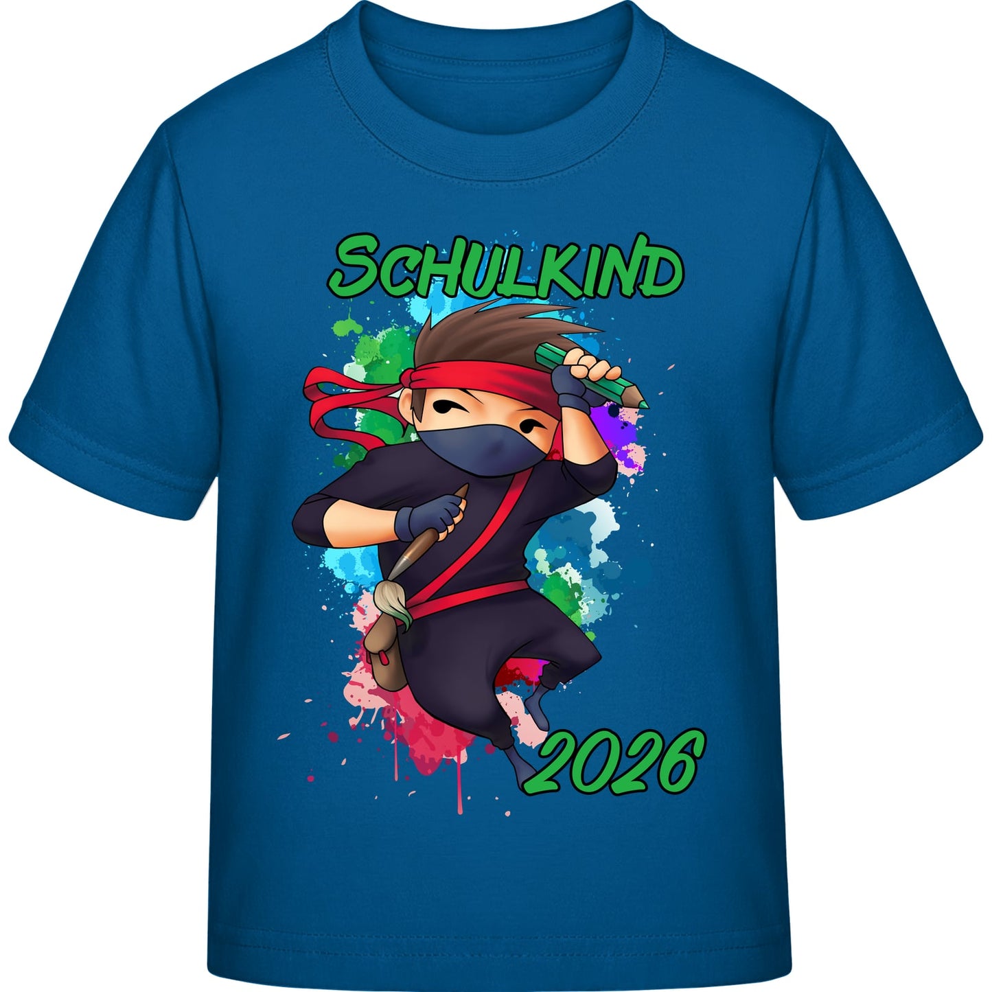 Kinder T-Shirt Einschulung Ninja Junge – Schulkind 2026