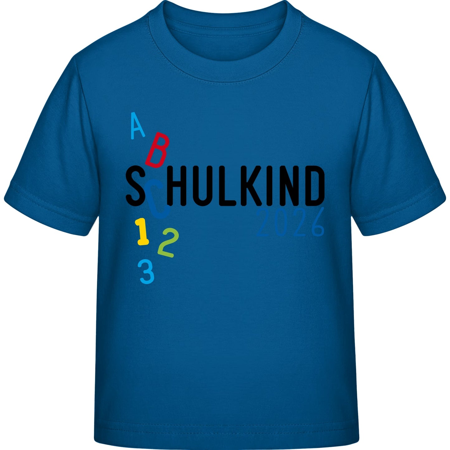 Kinder T-Shirt Einschulung ABC Schulkind 2026 – Geschenk zum Schulanfang