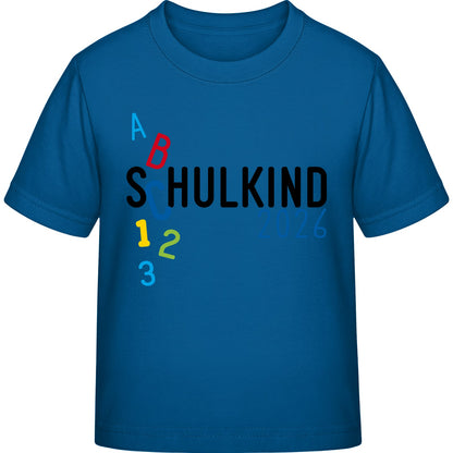 Kinder T-Shirt Einschulung ABC Schulkind 2026 – Geschenk zum Schulanfang