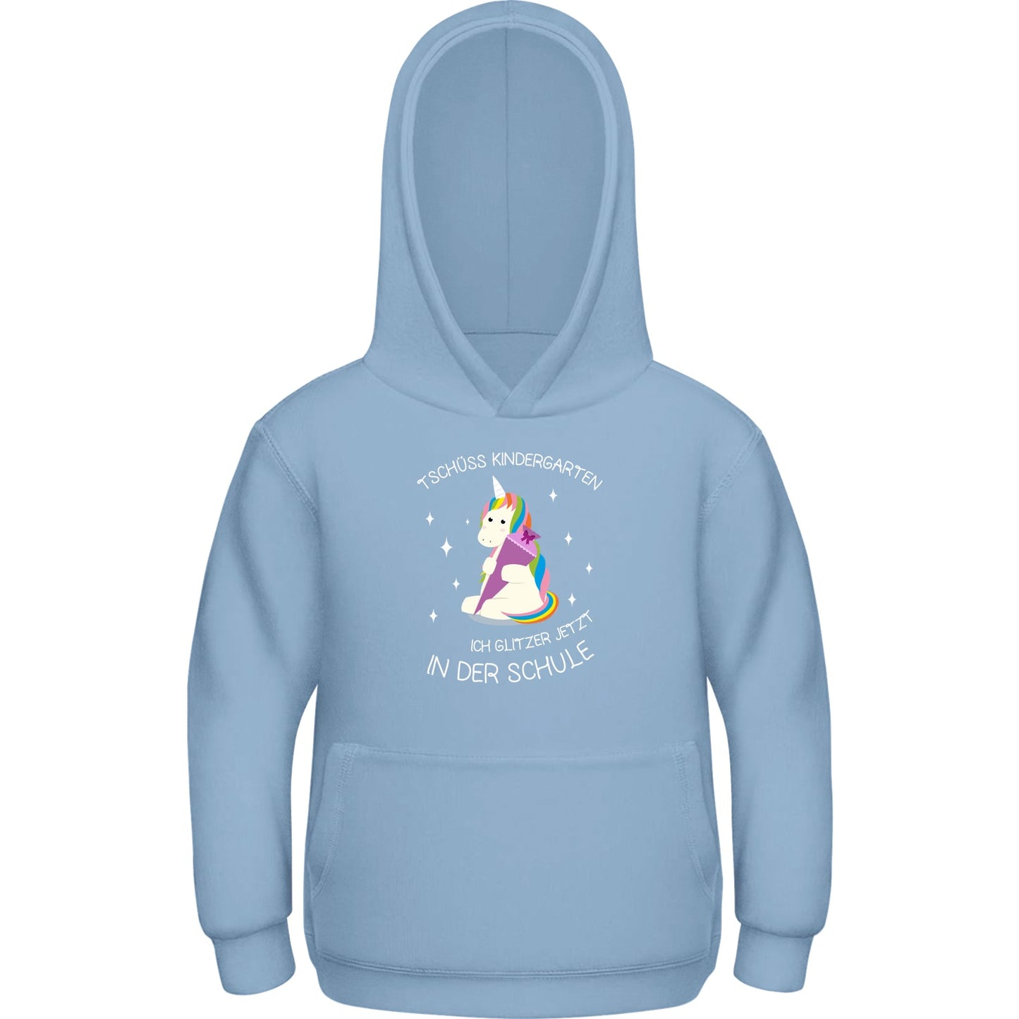 Kinder Hoodie Einschulung Einhorn – Tschüss Kindergarten