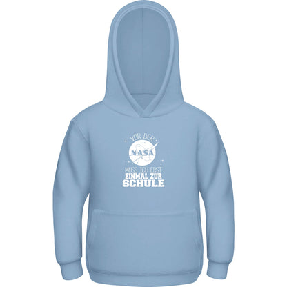 Kinder Hoodie Einschulung NASA Weltraum – Vor der NASA erst zur Schule