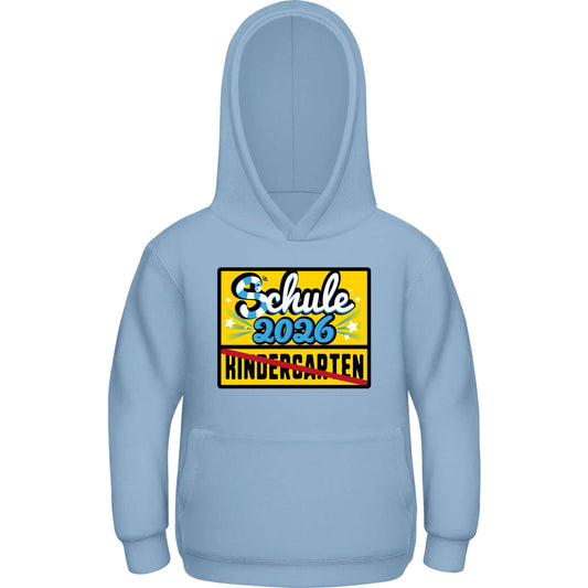 Kinder Hoodie Einschulung 2026 – Tschüss Kindergarten Motiv