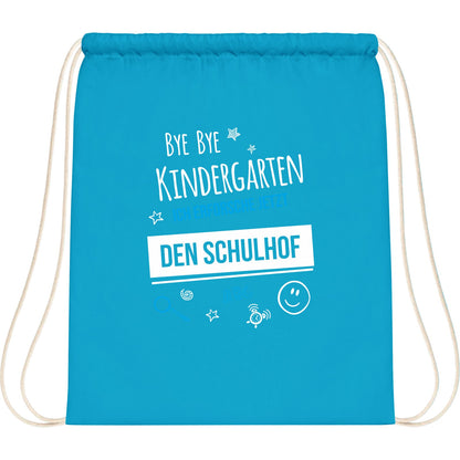 Turnbeutel Einschulung Bye Bye Kindergarten Schulhof