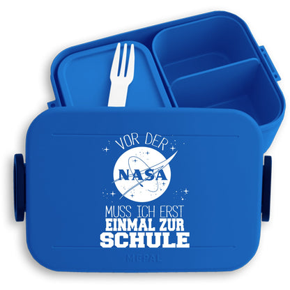 Brotdose Einschulung NASA – Mepal Bento Lunchbox "Vor der NASA muss ich erst einmal zur Schule"