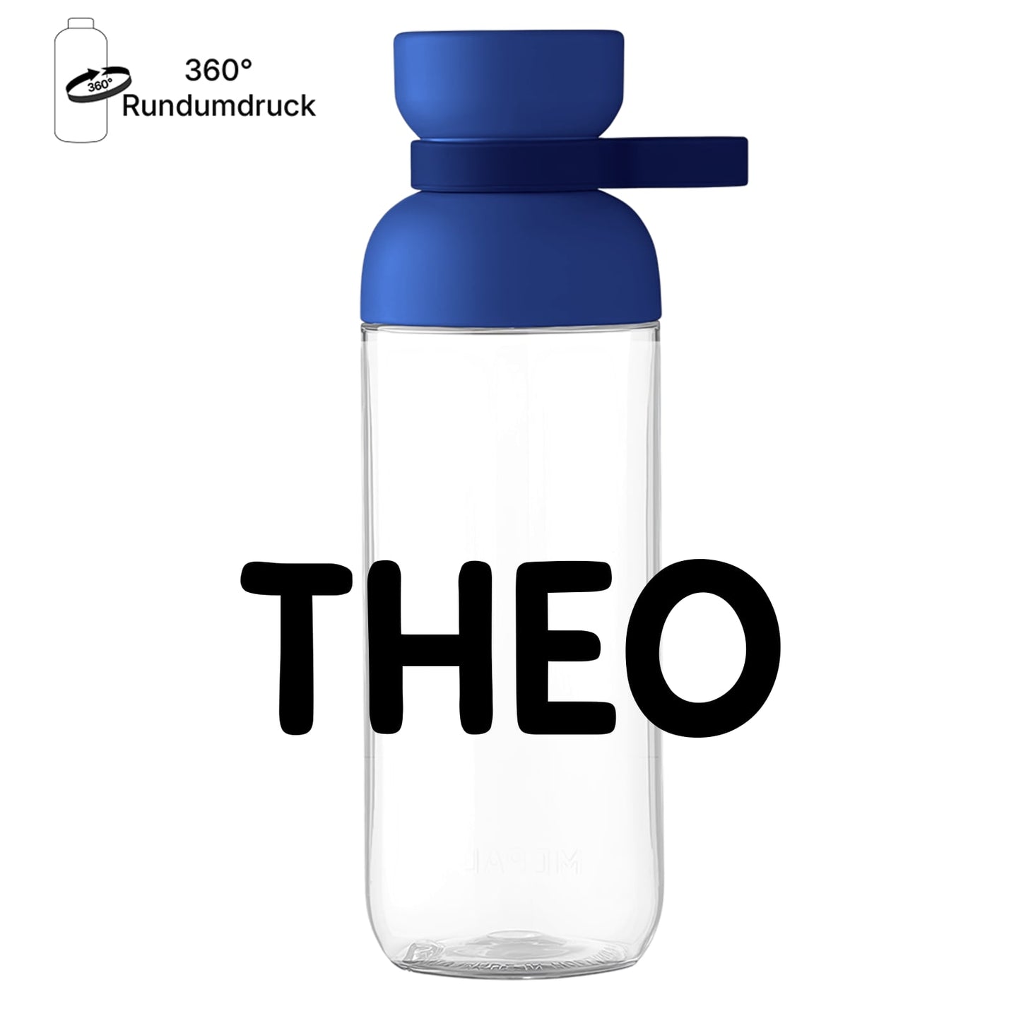 Trinkflasche Einschulung mit Namen "Theo" – Mepal Ellipse 500 ml