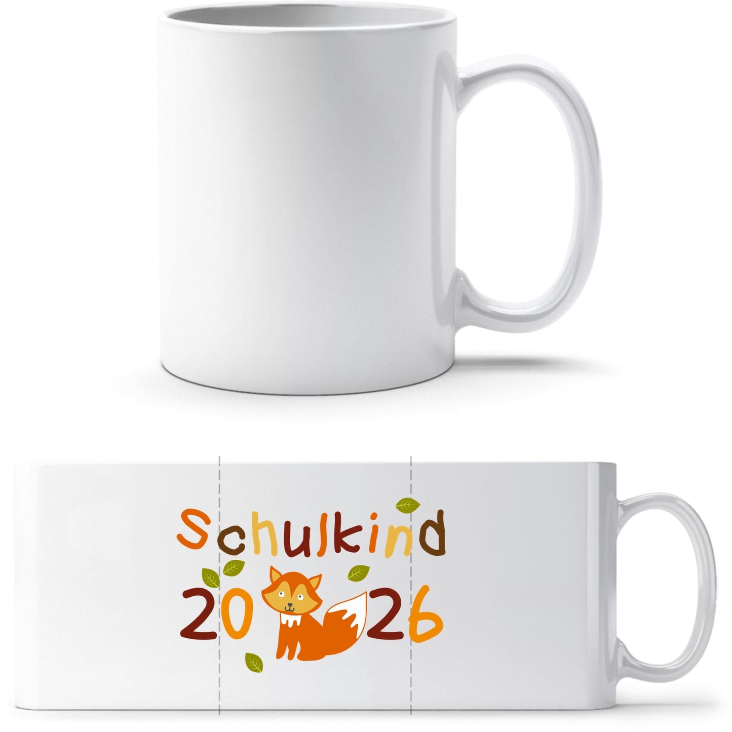Tasse Einschulung Fuchs – Schulkind 2026 Geschenk