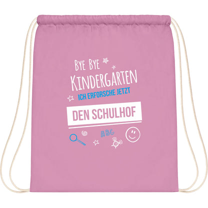 Turnbeutel Einschulung Bye Bye Kindergarten Schulhof