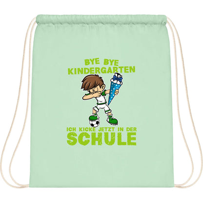 Turnbeutel Einschulung Fußball Junge – Bye Bye Kindergarten