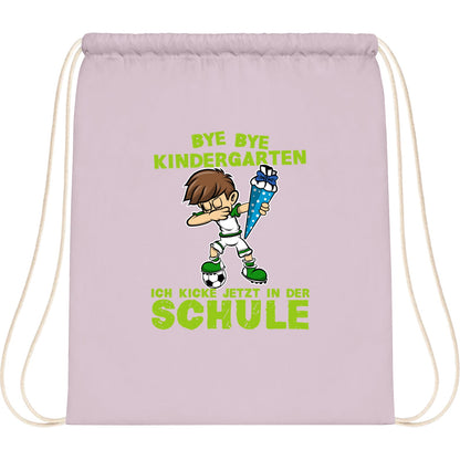 Turnbeutel Einschulung Fußball Junge – Bye Bye Kindergarten