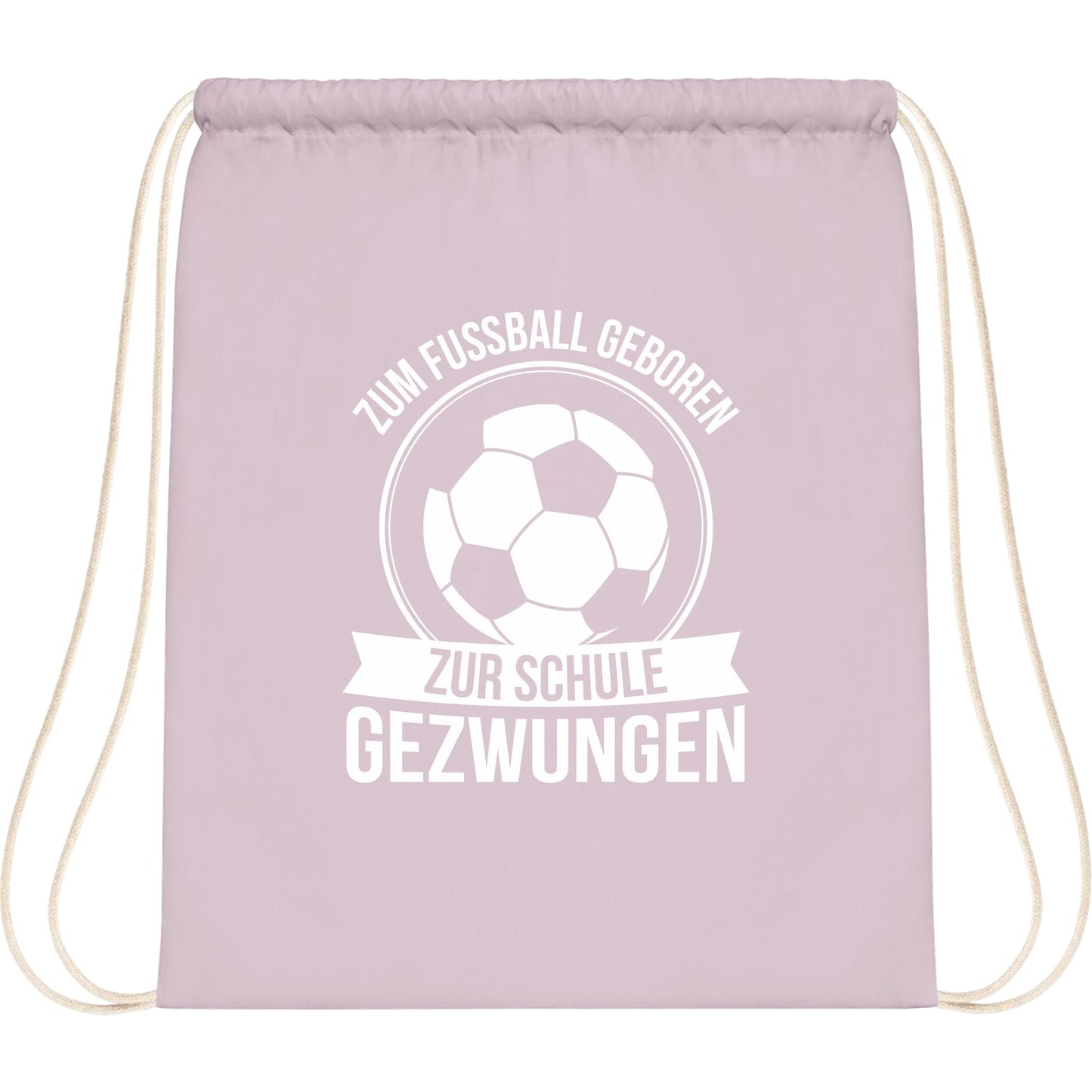 Turnbeutel Einschulung Fußball – Zum Fußball geboren zur Schule gezwungen
