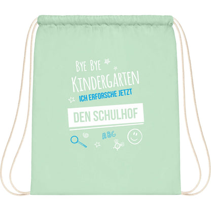 Turnbeutel Einschulung Bye Bye Kindergarten Schulhof