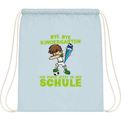 Turnbeutel Einschulung Fußball Junge – Bye Bye Kindergarten